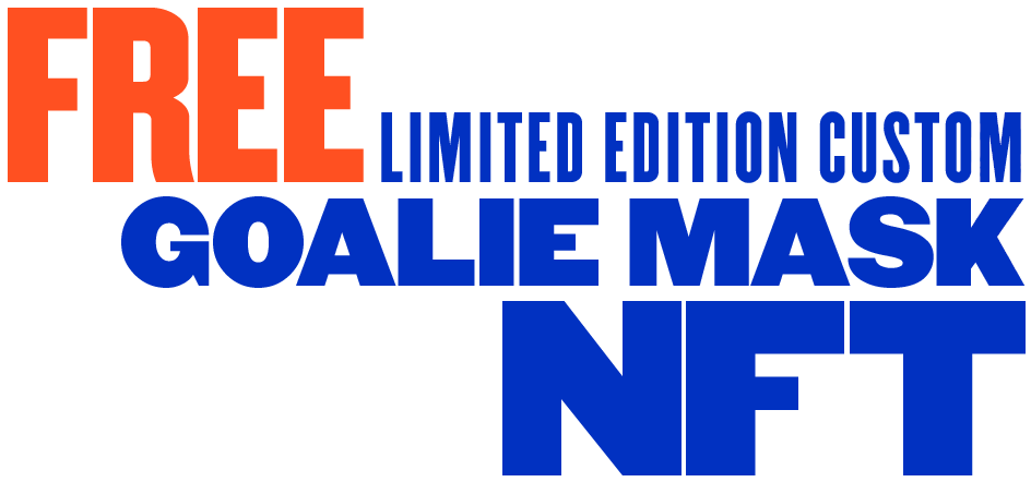 New York Islanders - Headline - Free Limited Edition Custom Goalie Mask NFT