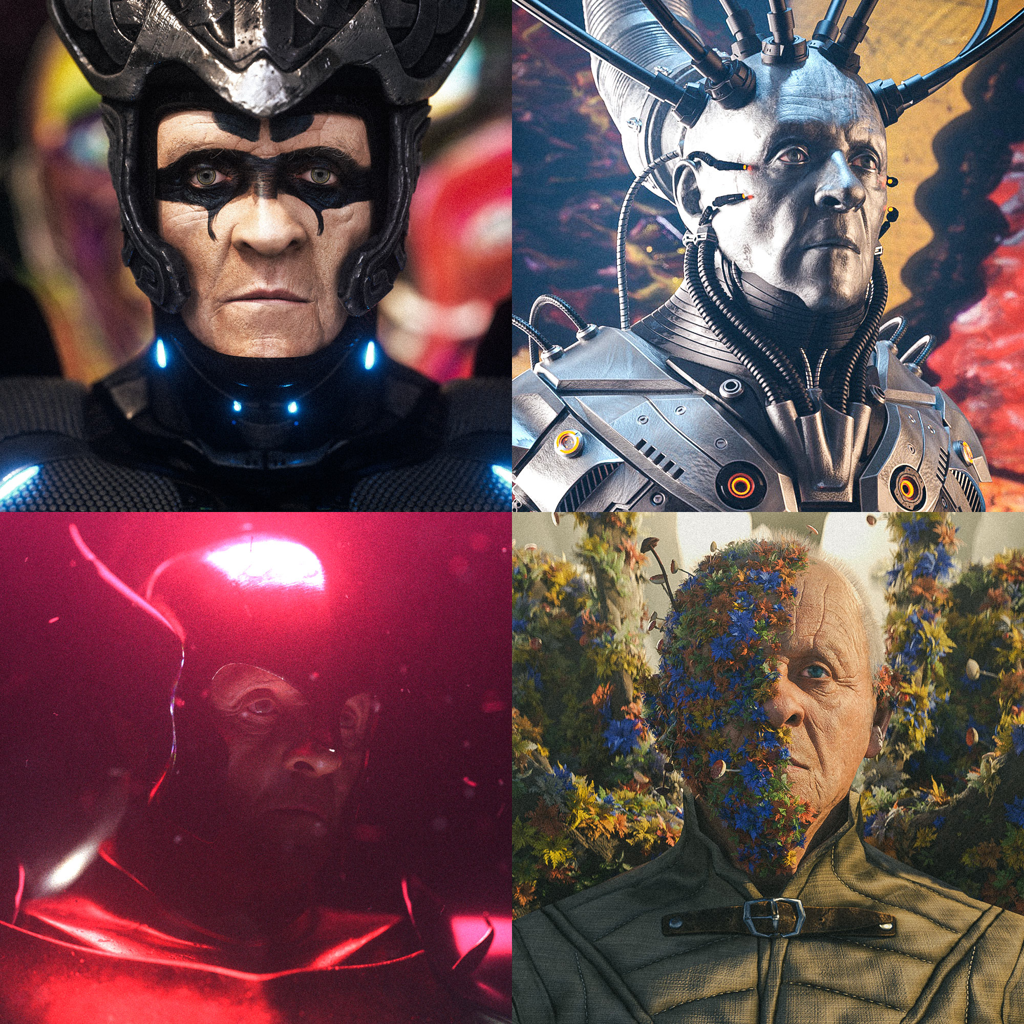 Orange Comet - Anthony Hopkins - Quad